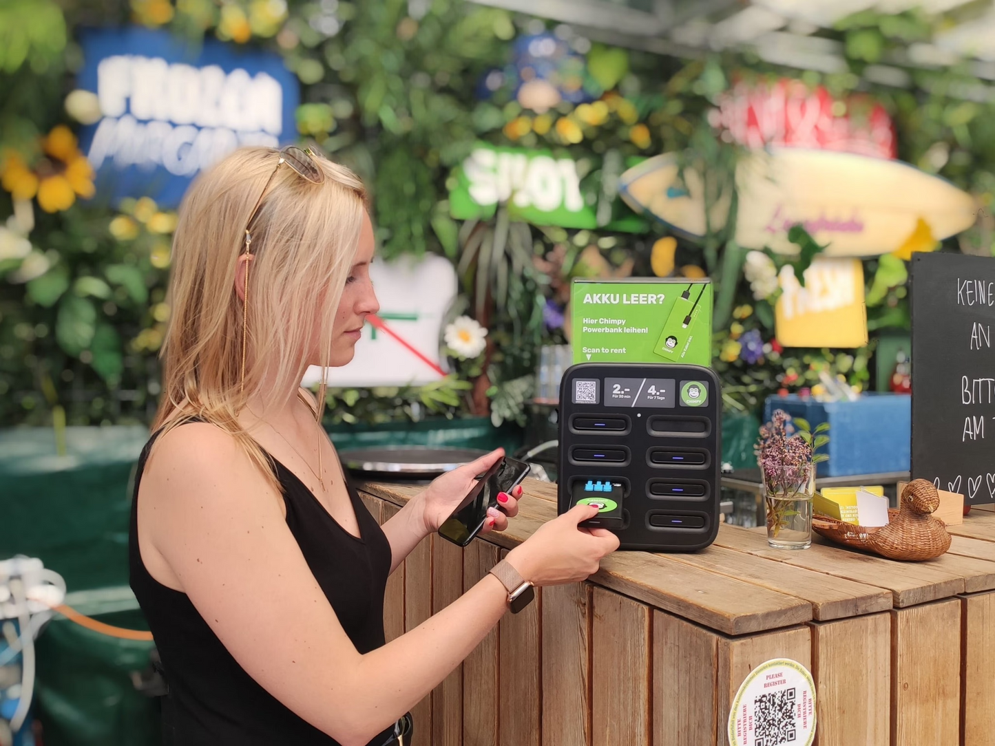 Rent for Event: Chimpy 8-Slot Station with Payment Terminal (per Week)